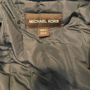 Michael Kors dark brown jacket.